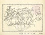 1852 Map of Benton County, Alabama by Jerry A. Daniel