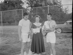 Top Tennis Team 1954-1955 Scorers with Coach Mrs. William Calvert by Opal R. Lovett