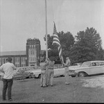 New Flag Poles on Campus 3 by Opal R. Lovett