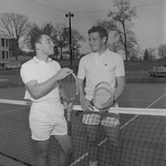 Abdul Itani and Gys Frankenhuis, 1969 Tennis Team Members 3 by Opal R. Lovett