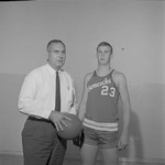 Head Coach Tom Roberson with David Robinson, 1967-1968 Basketball by Opal R. Lovett