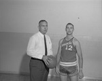 Head Coach Tom Roberson with Tony Heard, 1967-1968 Basketball by Opal R. Lovett