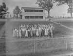 Jacksonville Manufacturing Company Employees in Stadium Stands 2 by Opal R. Lovett