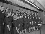 A Cappella Choir in Leone Cole Auditorium 10 by Opal R. Lovett