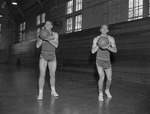 Gerald Halpin and Harold Bobo, 1960-1961 Basketball Players by Opal R. Lovett