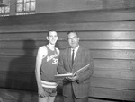 Coach Tom Roberson with Basketball Player James Williams by Opal R. Lovett