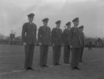 Advanced Military Students in Formation on Field during Event by Opal R. Lovett