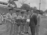 Dean Willman and Lieutenant Colonel Coleman Present Awards, 1961 ROTC Awards Day 2 by Opal R. Lovett