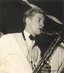 Eugene Holley Plays Saxophone during Class Officer's Dance by unknown