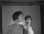 Two Female Students, Possible Cast Members in Play 1 by Opal R. Lovett