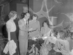 Walter Mason with Albertville High Students, 1952 Northeast Alabama Choral Festival by Opal R. Lovett