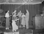 1950s Masque and Wig Guild Cast with Director Lawrence Miles 2 by Opal R. Lovett