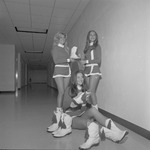 Debra Walters, Charlotte Wilson, and Nancie Ellis, 1974-1975 Marching Ballerinas 1 by Opal R. Lovett