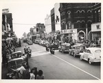 Jacksonville State Homecoming Parade on Noble Street in Anniston by unknown
