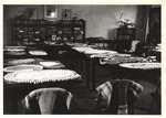 Home Economics Classroom Displaying Finished Rugs by unknown