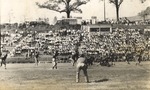 JSTC Students Battle, the Reds and Blacks, in Stadium during Spring Fiesta by Opal Lovett