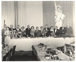 Group Stands behind Head Table at International House Dedication Banquet by Mountain Eagle Studio