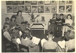JSTC Elementary Laboratory School Faculty Mrs. H.L. Stevenson Teaching Children in Classroom 2 by unknown