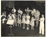 JSTC Elementary Laboratory School Children with Instrument Cut-Outs Perform as an Orchestra 2 by unknown