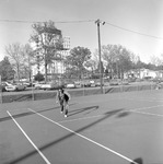 Playing Tennis, 1974-1975 Campus Scenes 2 by Opal R. Lovett