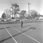 Playing Tennis, 1974-1975 Campus Scenes 3 by Opal R. Lovett
