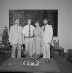 Dr. Howard Johnson, Dr. Ted Klimasewski, Olga Kennedy, and Thomas Baucom, 1978-1979 Geography Department Faculty by Opal R. Lovett