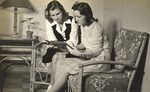 Two JSTC Female Students Read Magazine Together in Dormitory by unknown