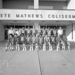 1978-1979 Men's Basketball Team Outside Pete Mathews Coliseum 3 by Opal R. Lovett
