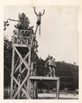 Young Men Jump from High Dive at unknown Swimming Area 1 by unknown
