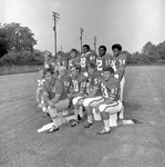 Coach Clarkie Mayfield with Group of 1971-1972 Football Players 2 by Opal R. Lovett