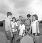 High School Bands on Campus, 1970 Rehearsal 1 by Opal R. Lovett