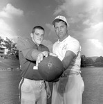 Coach Cotton Clark and Wayne Carden, 1969-1970 Football 2 by Opal R. Lovett