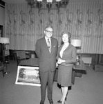 President and Mrs. Houston Cole Inside Office 1 by Opal R. Lovett