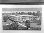 Wallace Hall Architectural Drawing 2 by Opal R. Lovett