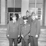 ROTC 1970-1971 Small Group Outside on Steps 2 by Opal R. Lovett