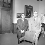 President Houston Cole and Theron Montgomery, 1970 Publicity 2 by Opal R. Lovett