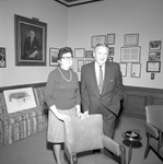 President Houston Cole and Effie Sawyer, 1970 Publicity 3 by Opal R. Lovett