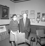 President Houston Cole and Effie Sawyer, 1970 Publicity 4 by Opal R. Lovett