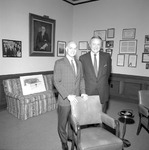 President Houston Cole and Jesse Fain, 1970 Publicity 1 by Opal R. Lovett