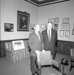 President Houston Cole and Jesse Fain, 1970 Publicity 2 by Opal R. Lovett