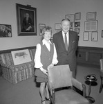 President Houston Cole and Miriam Haywood, 1970 Publicity 1 by Opal R. Lovett
