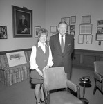 President Houston Cole and Miriam Haywood, 1970 Publicity 2 by Opal R. Lovett