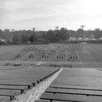 Band on Football Field, 1972-1973 Marching Southerners 1 by Opal R. Lovett