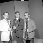 Carl Anderson, Dr. Ronald Attinger, Scott Henderson, 1972-1973 Music Faculty 1 by Opal R. Lovett
