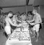 Outdoors Banquet, Circa 1972 Football Team 3 by Opal R. Lovett