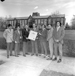 Kappa Sigma, 1972 Members Outside on Campus 2 by Opal R. Lovett