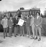 Kappa Sigma, 1972 Members Outside on Campus 3 by Opal R. Lovett