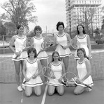 Women's 1975 Tennis Team 4 by Opal R. Lovett