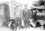 Two 1920s Students Outside 1 by unknown
