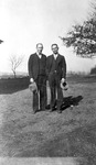 Two 1920s Students Outside 2 by unknown